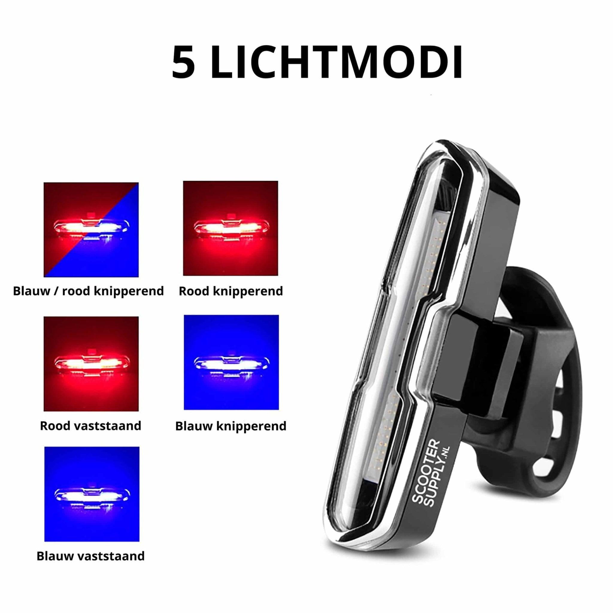 Politie LED Knipperlicht Blauw Rood - LED Customs