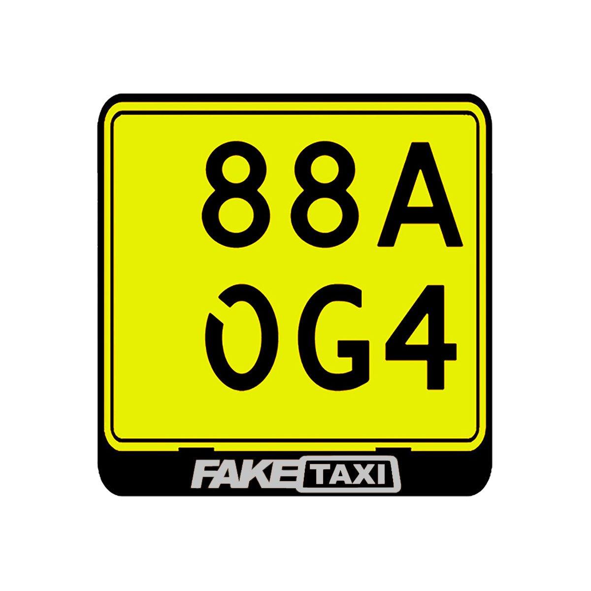 Kentekenhouder Fake Taxi - LED Customs