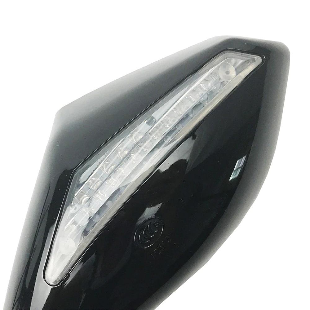 LED Knipperlicht Spiegels Zwart - LED Customs