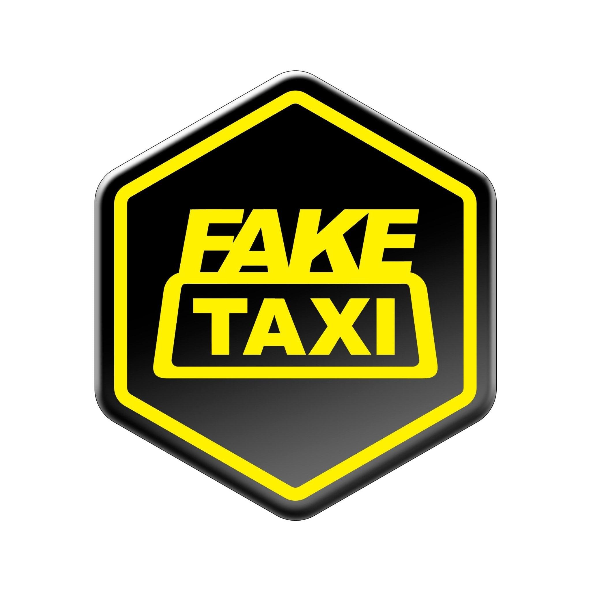 Piaggio Zip Logo Fake Taxi Geel - LED Customs
