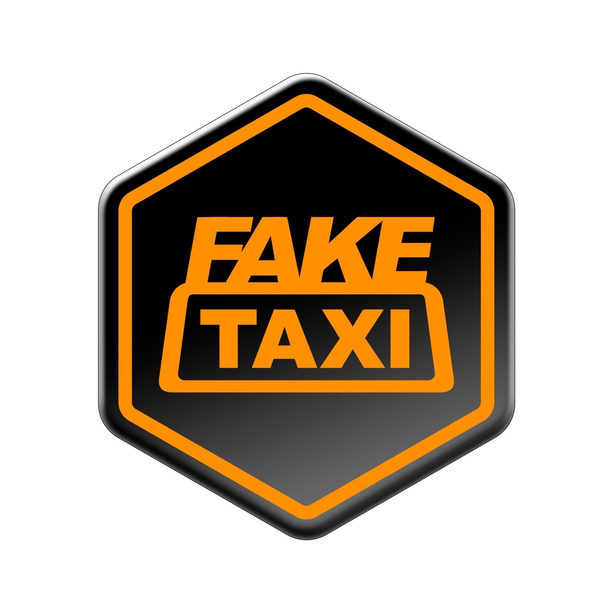 Piaggio Zip Logo Fake Taxi Oranje - LED Customs