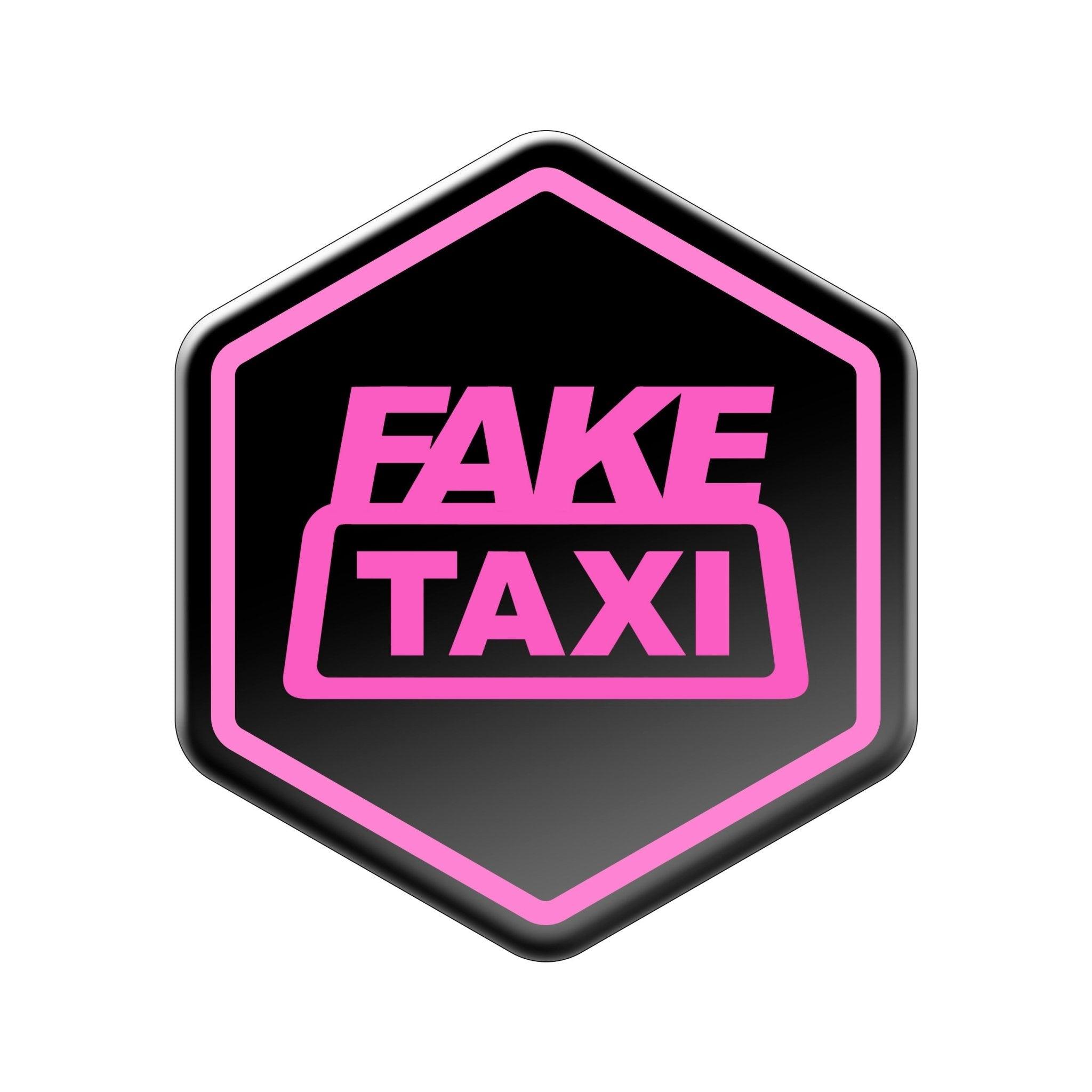 Piaggio Zip Logo Fake Taxi Roze - LED Customs