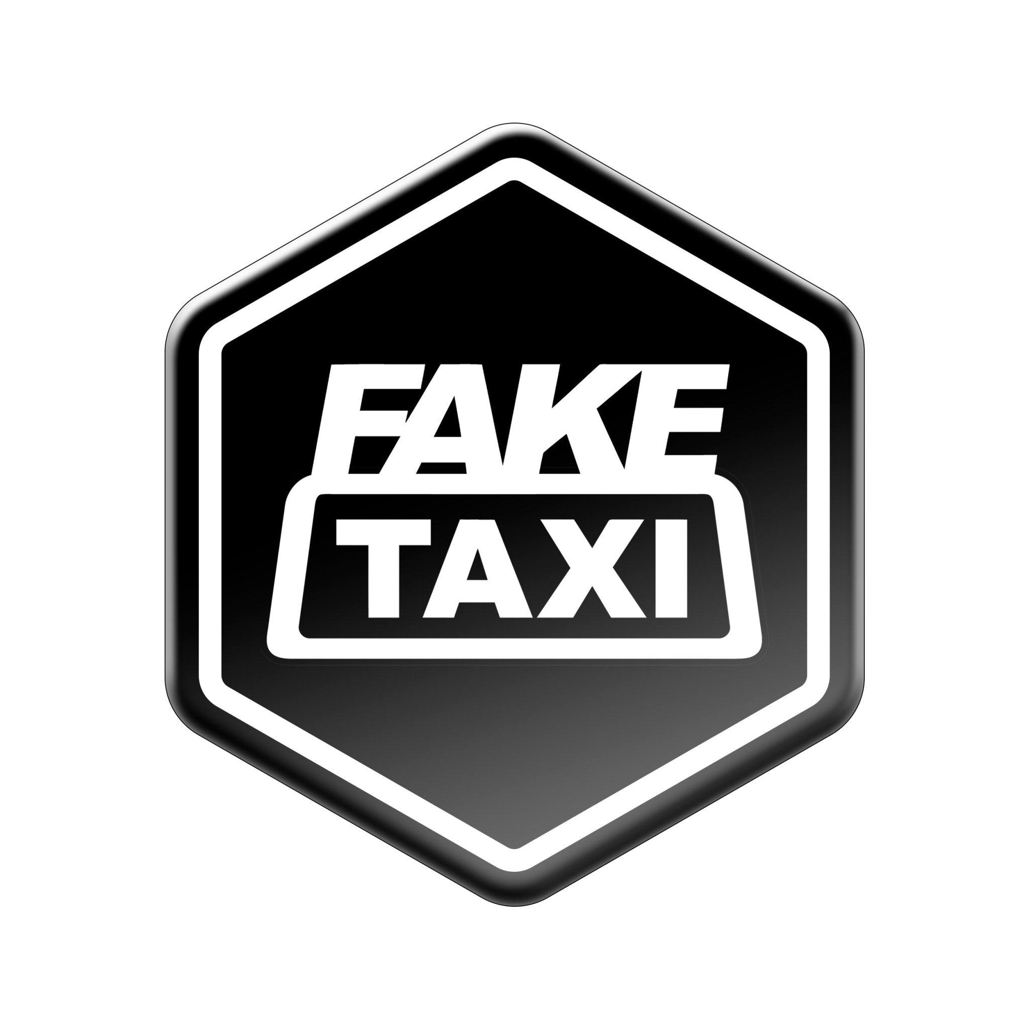 Piaggio Zip Logo Fake Taxi Wit - LED Customs