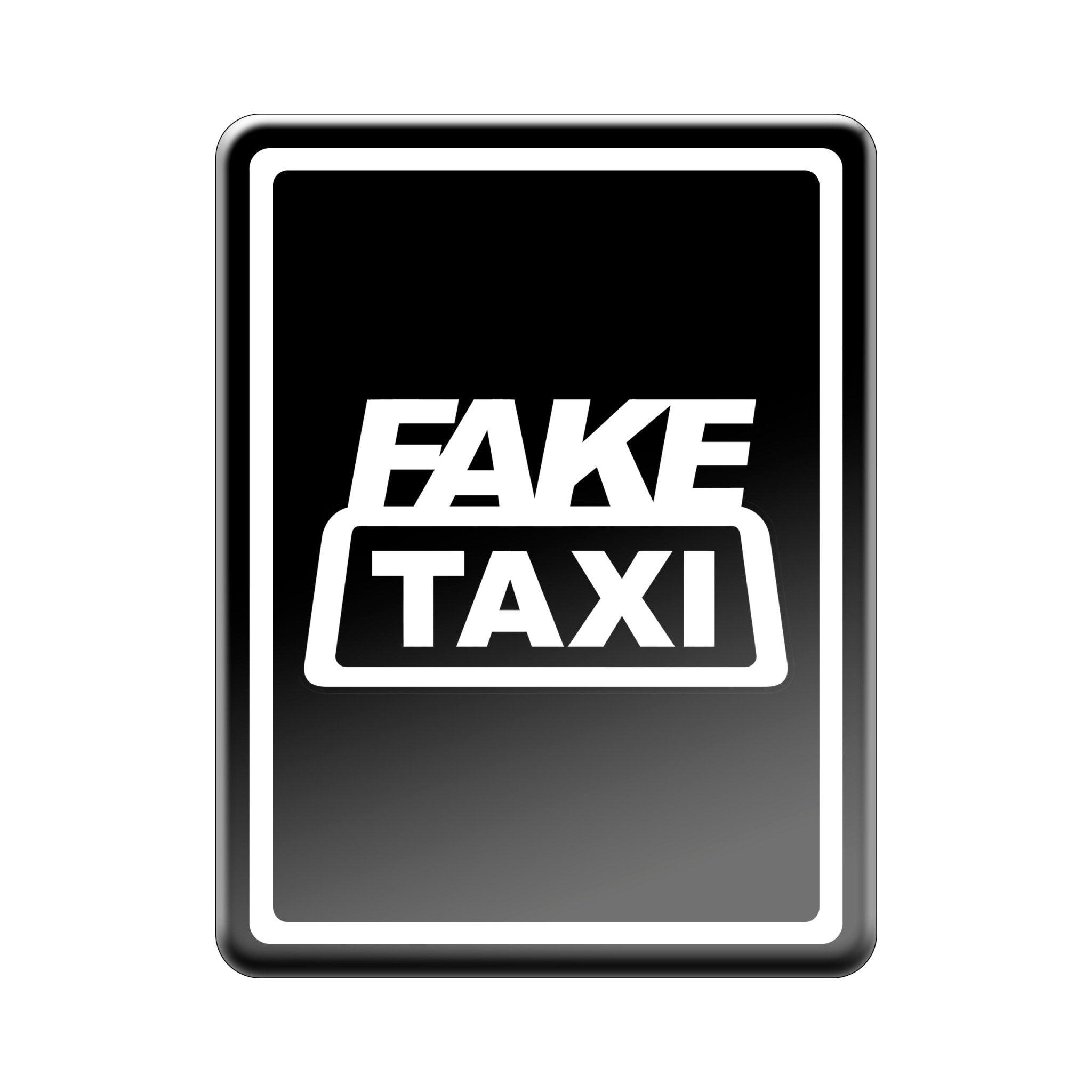 Vespa Logo Fake Taxi Wit - LED Customs